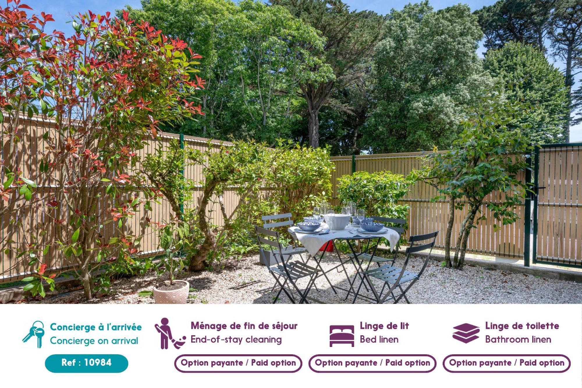 Rez-De-Jardin Pour 3 Personnes Proche De La Plage ポルニック エクステリア 写真